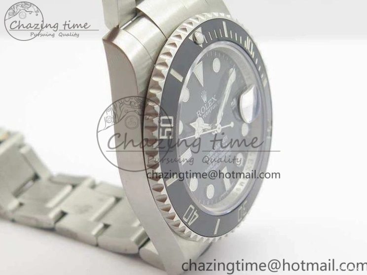 Ceramic On Best A2836 1:1 Black VRF Edition Submariner 116610LN SS Bracelet 0203